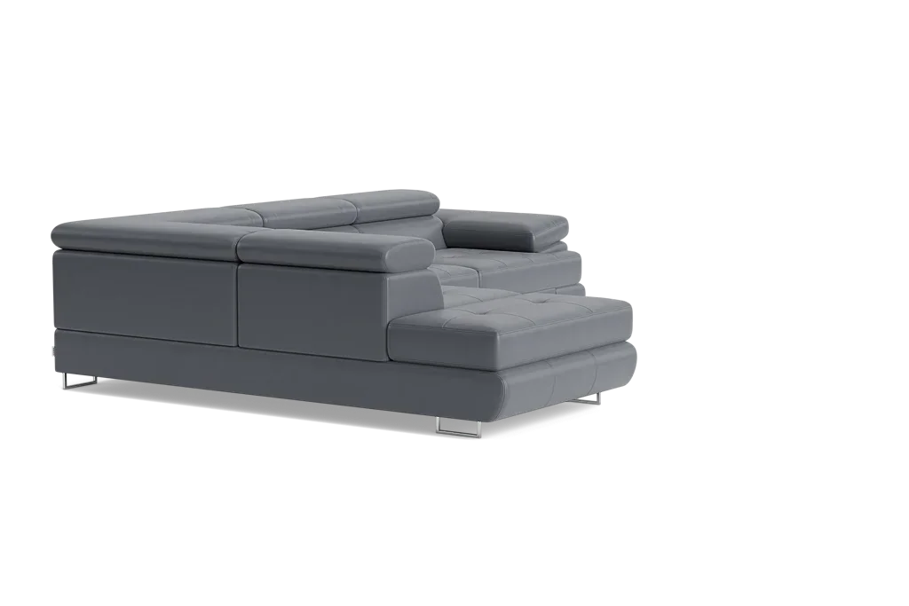 Luton Corner Sofa Bed With Storage NATURAL LEATHER