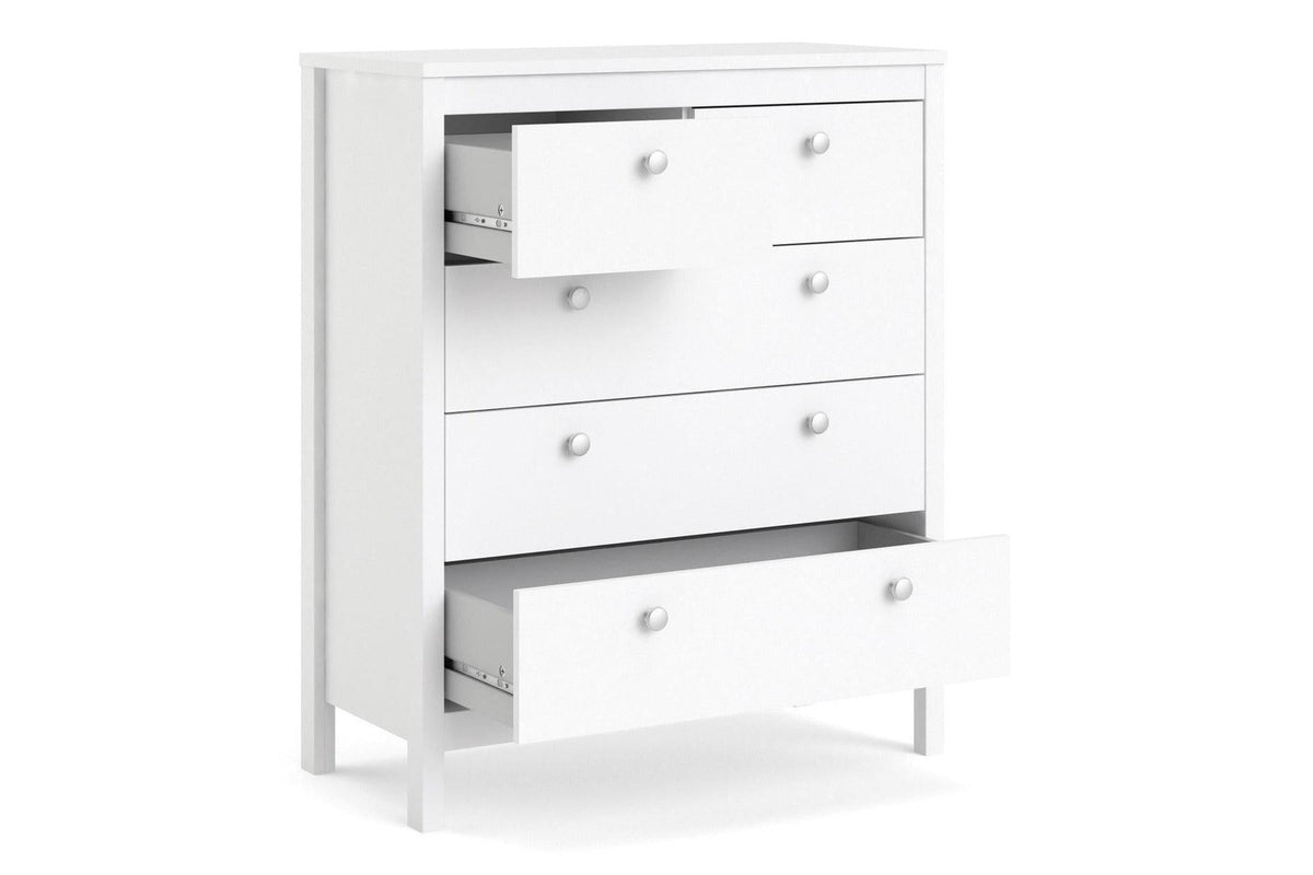Madrid Chest 3+2 Drawers In White