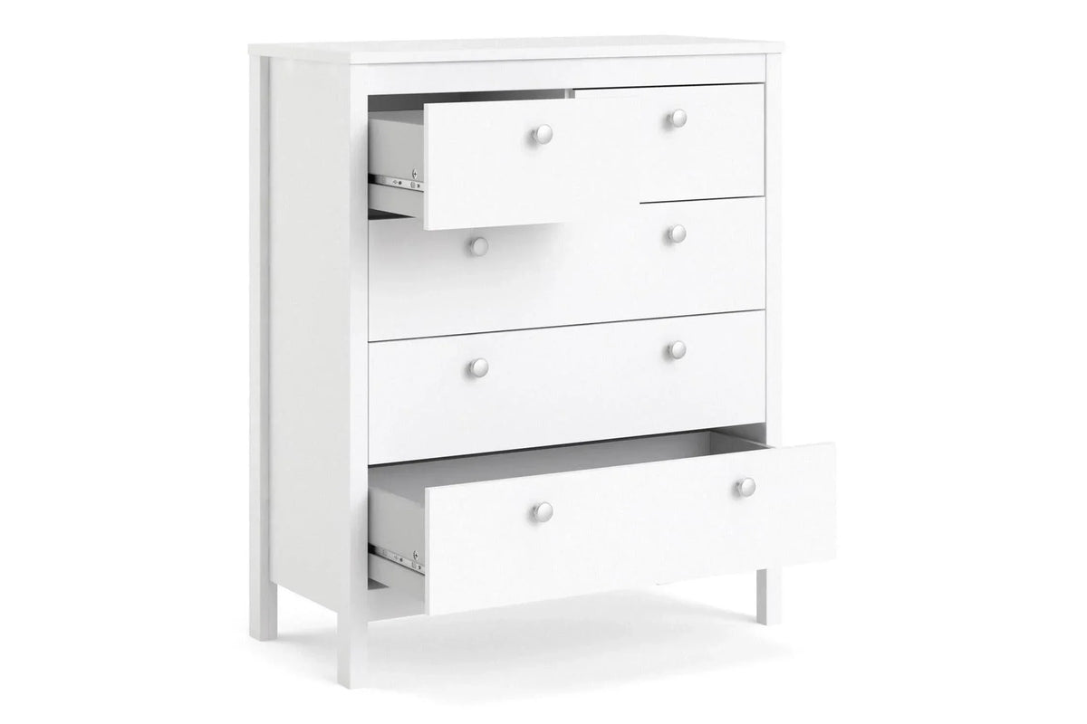 Madrid Chest 3+2 Drawers In White