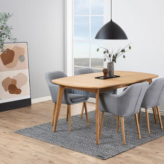 Marte Dining Table in Oak 180x102cm