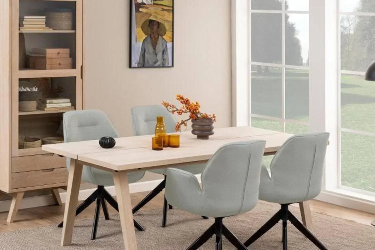 A-Line Rectangular Dining Table in White Oak 200x95cm