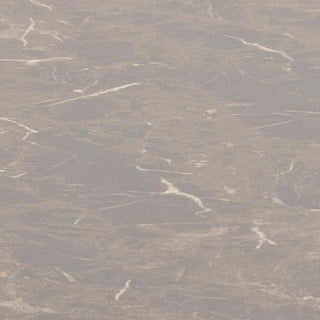 Amble Round Dining Table with Brown Marble Melamine Top & Black Legs 110cm