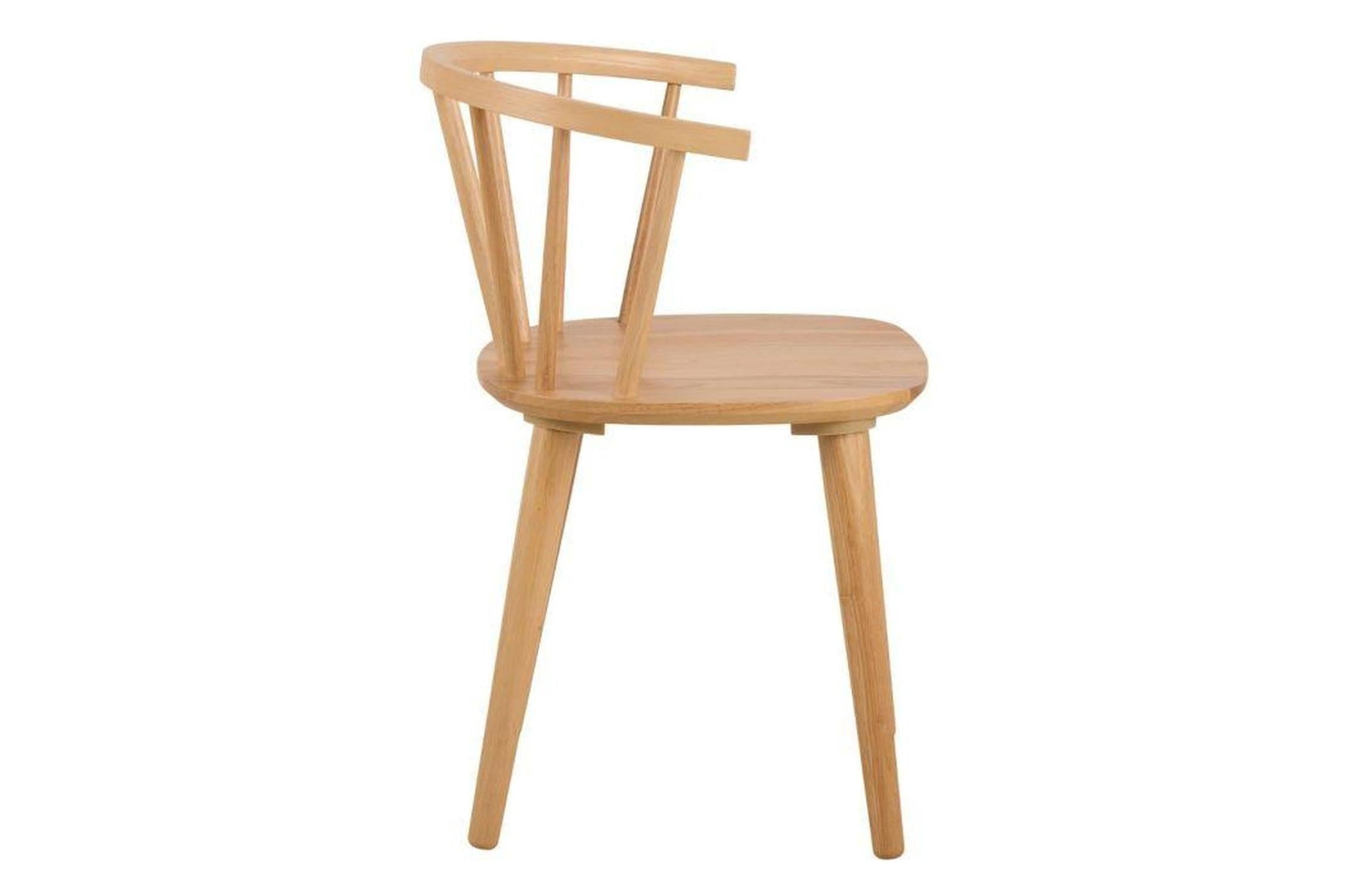 Ida Dining Chair in Oak Set of 2