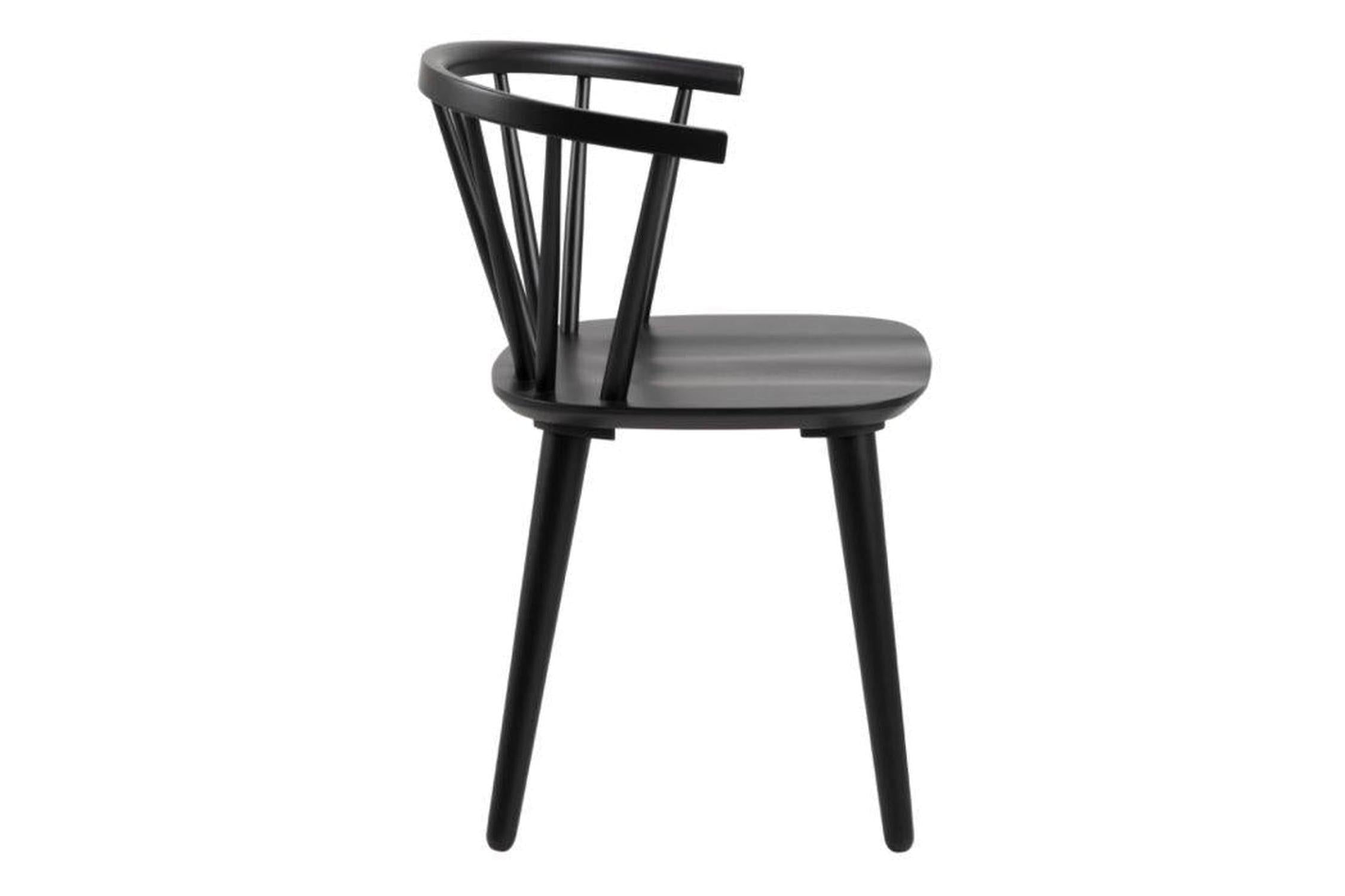Ida Dining Chair in Black Set of 2