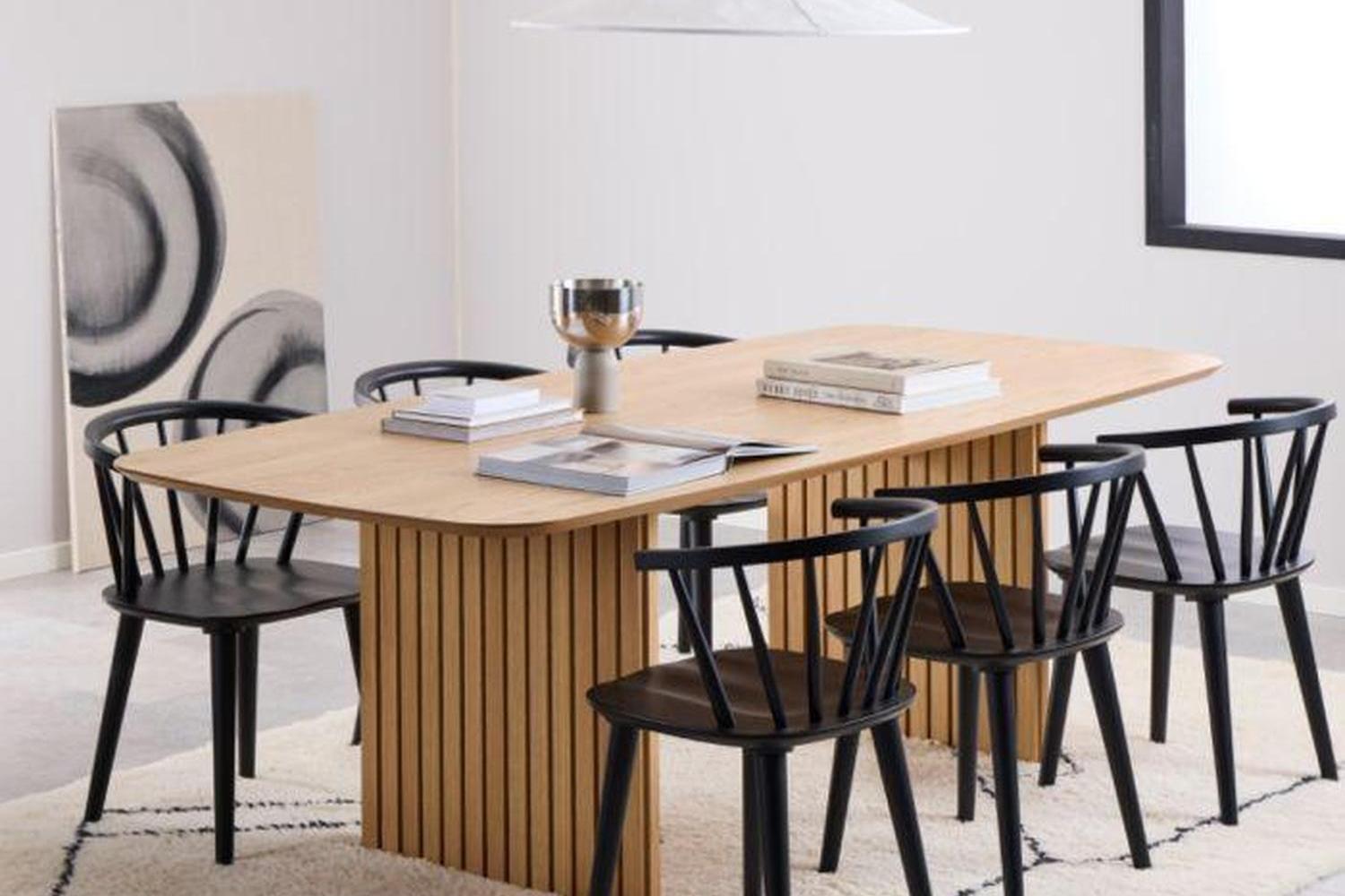 Ida Dining Chair in Black Set of 2