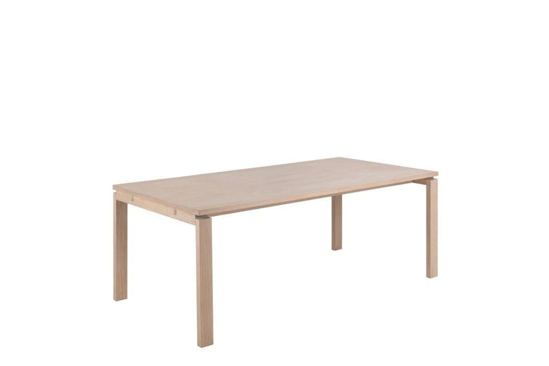 Linley Extending Dining Table in White Oak 200-300cm