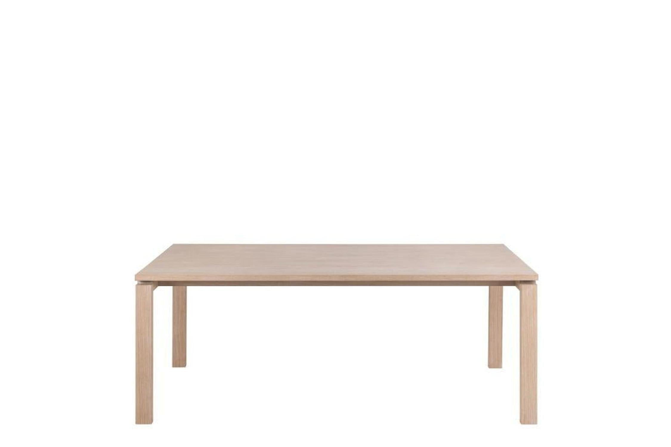 Linley Extending Dining Table in White Oak 200-300cm