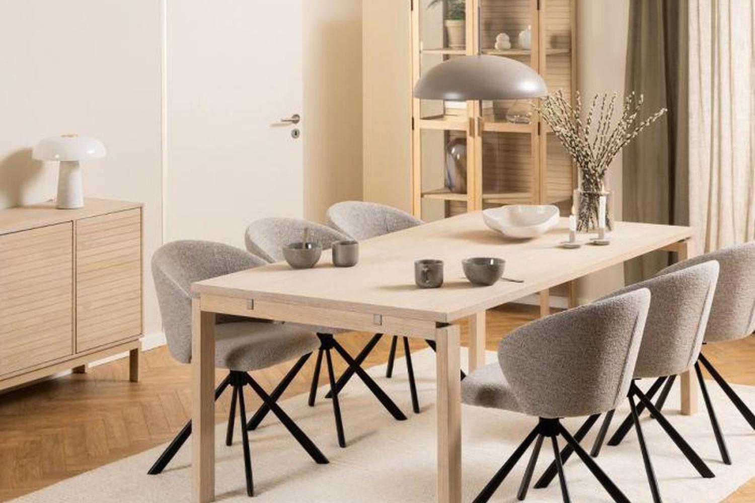 Linley Dining Table in White Oak 200x100cm
