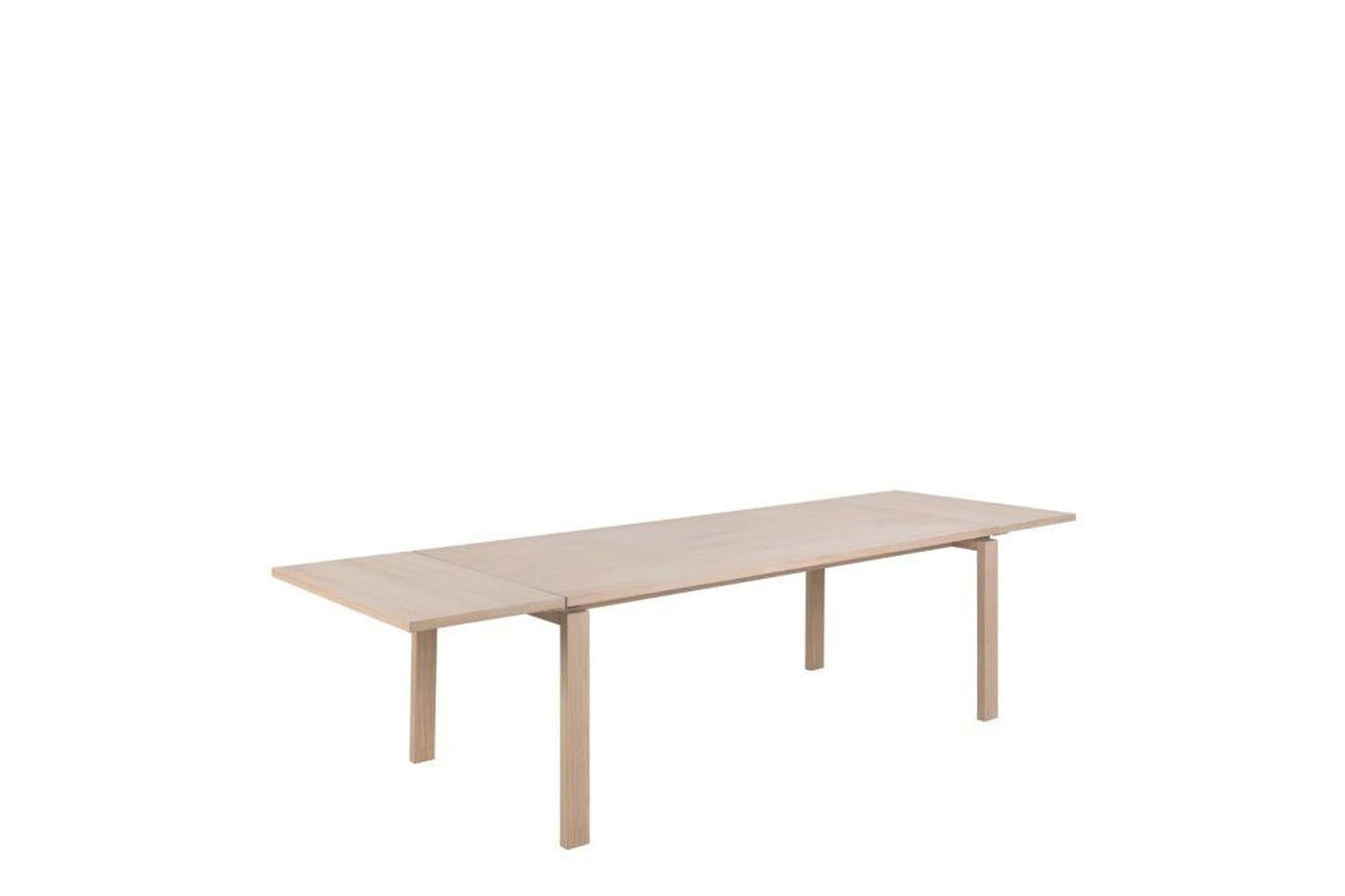 Linley Extending Dining Table in White Oak 200-300cm