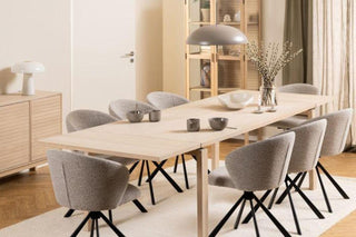 Linley Extending Dining Table in White Oak 200-300cm
