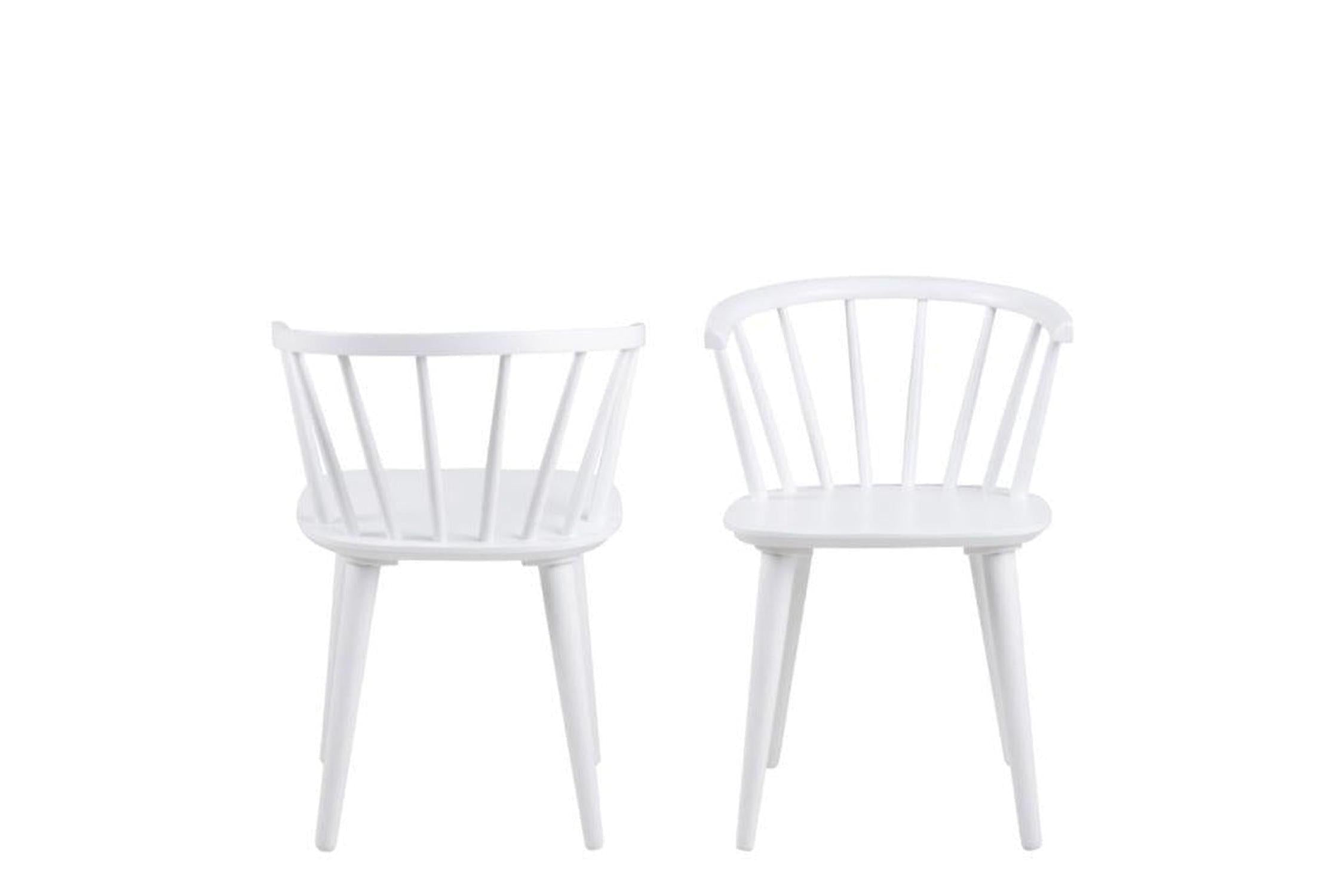 Ida Dining Chair in White Set of 2