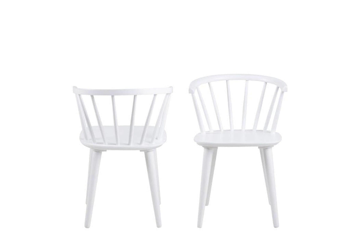 Ida Dining Chair in White Set of 2
