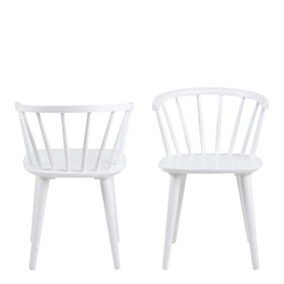 Ida Dining Chair in White Set of 2