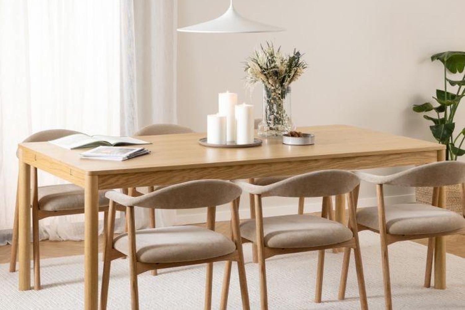 Atlantic Extending Dining Table in Oak 200-300cm