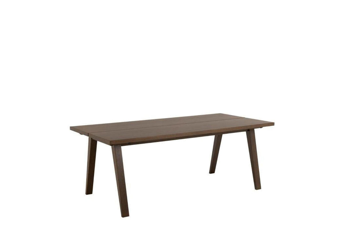 A-Line Extending Dining Table in Smoked Oak 200-286cm