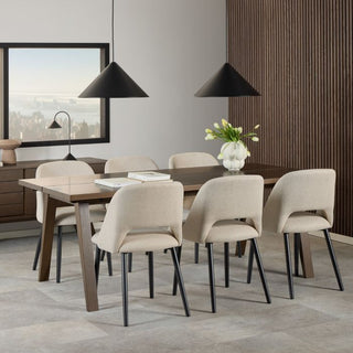 A-Line Extending Dining Table in Smoked Oak 200-286cm