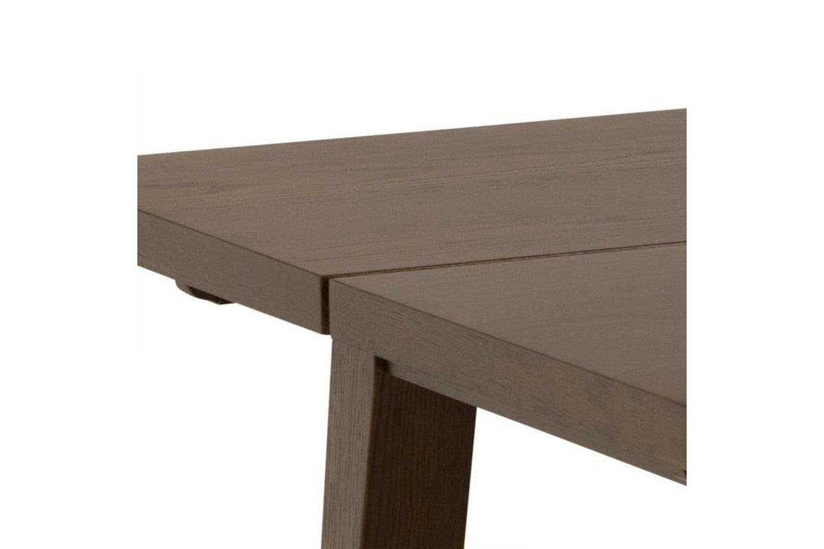 A-Line Extending Dining Table in Smoked Oak 200-286cm