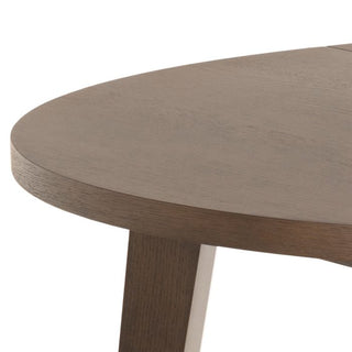 A-Line Round Dining Table Smoked Oak 120cm