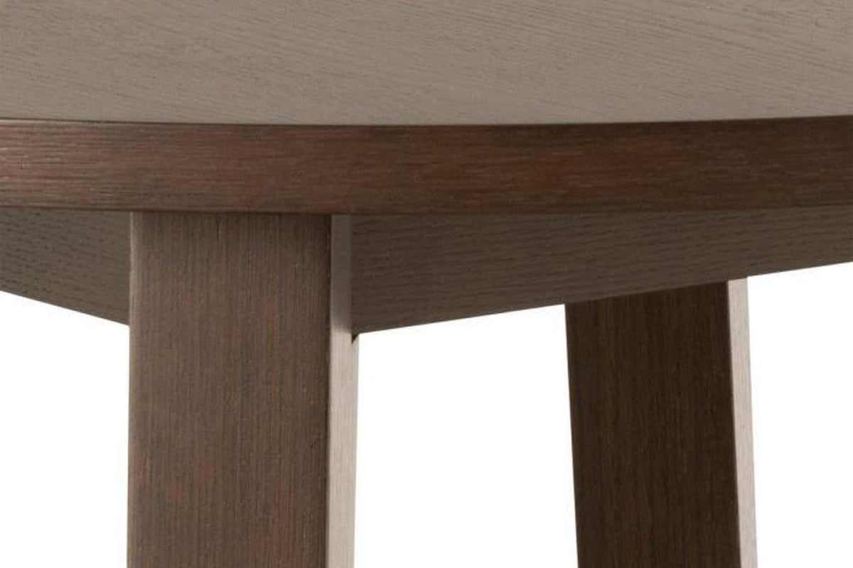 A-Line Round Dining Table Smoked Oak 120cm