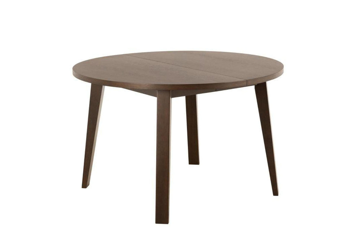 A-Line Round Extending Dining Table in Smoked Oak 120-220cm