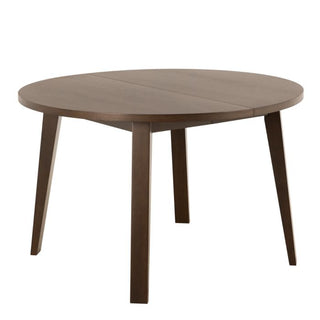 A-Line Round Extending Dining Table in Smoked Oak 120-220cm