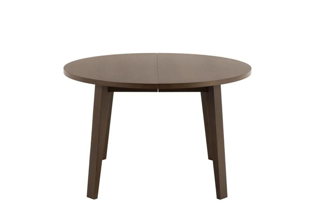 A-Line Round Extending Dining Table in Smoked Oak 120-220cm