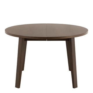 A-Line Round Extending Dining Table in Smoked Oak 120-220cm