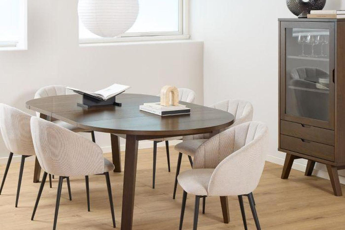 A-Line Extension Leaf in Smoked Oak for A-Line Round Dining Table