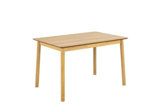 Barlow Rectangular Dining Table in Matt Oak 120x80cm