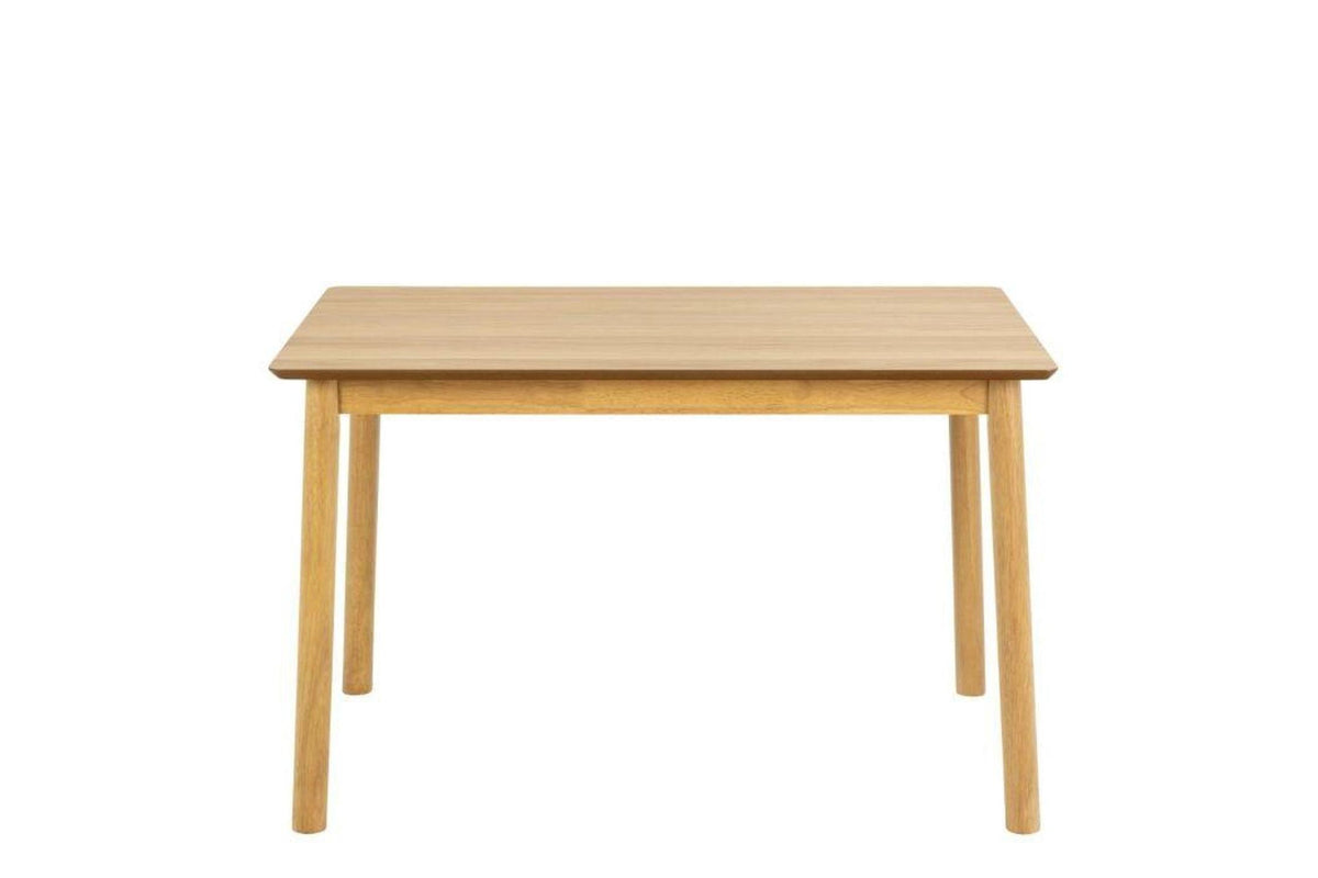 Barlow Rectangular Dining Table in Matt Oak 120x80cm