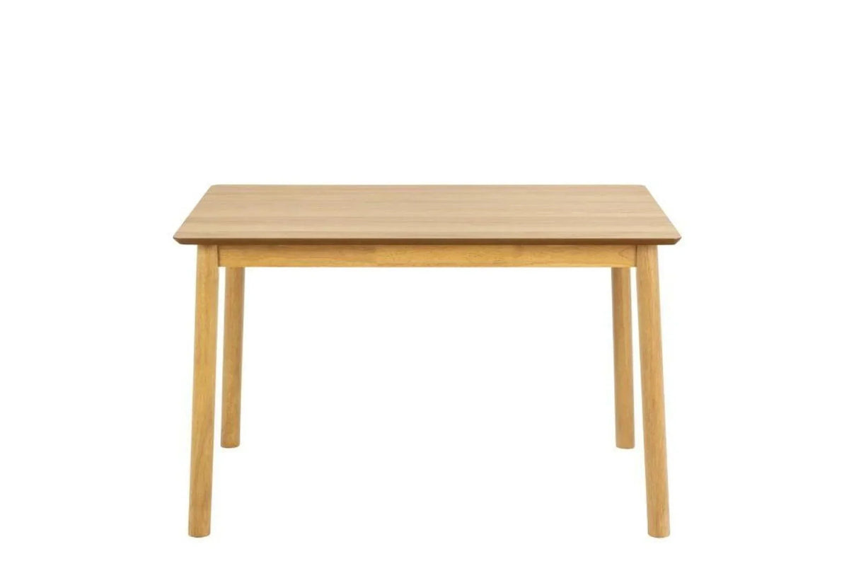 Barlow Rectangular Dining Table in Matt Oak 120x80cm