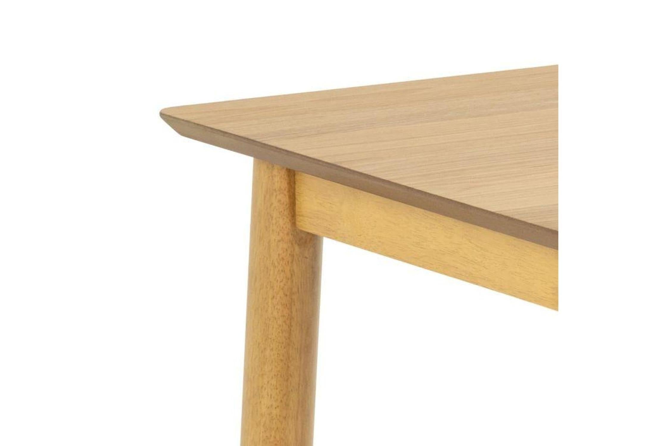 Barlow Rectangular Dining Table in Matt Oak 120x80cm