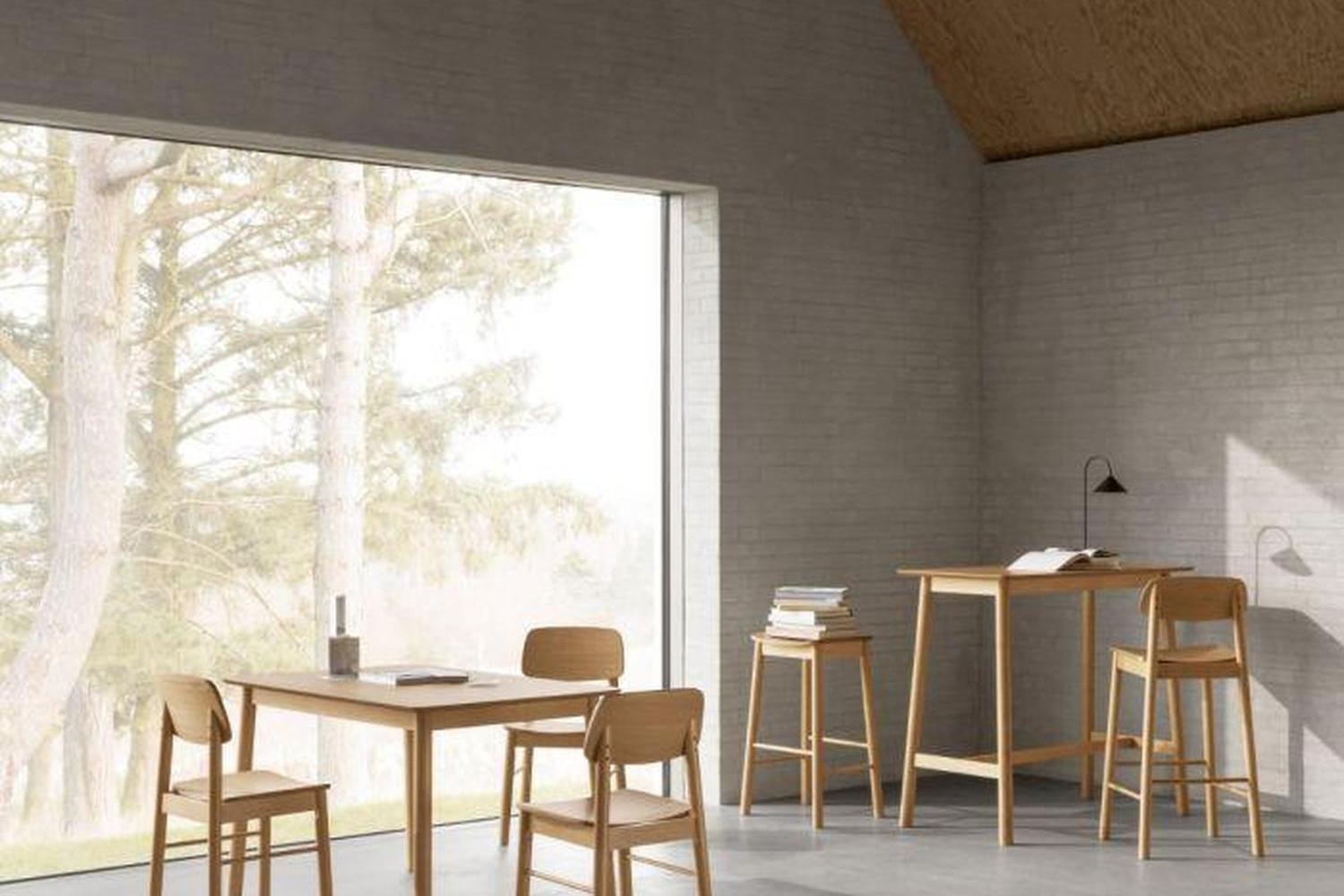 Barlow Dining Chair in Matt Oak Set of 2
