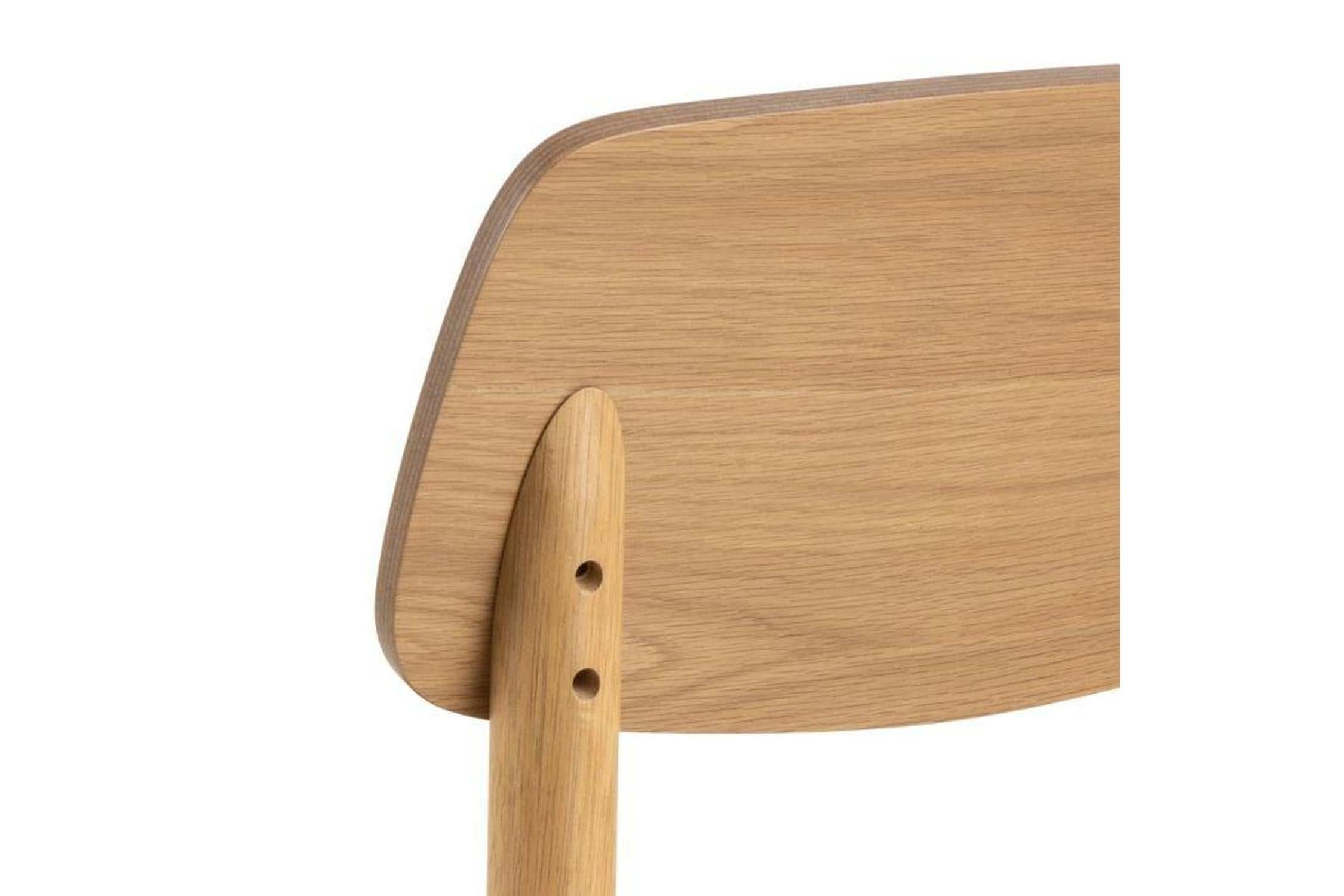 Barlow Dining Chair in Matt Oak Set of 2