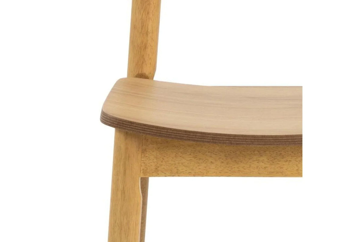Barlow Dining Chair in Matt Oak Set of 2