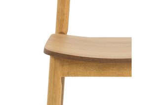 Barlow Dining Chair in Matt Oak Set of 2