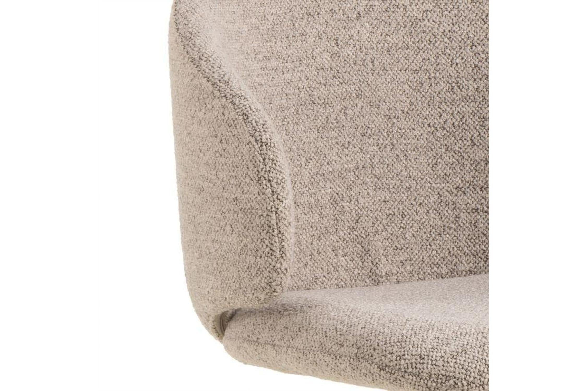 Ella Swivel Beige Dining Chair