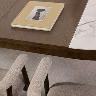 Southampton Extension Leaf in Smoked Oak Veneer Set of 2 for the Southampton Round Extendable Dining Table