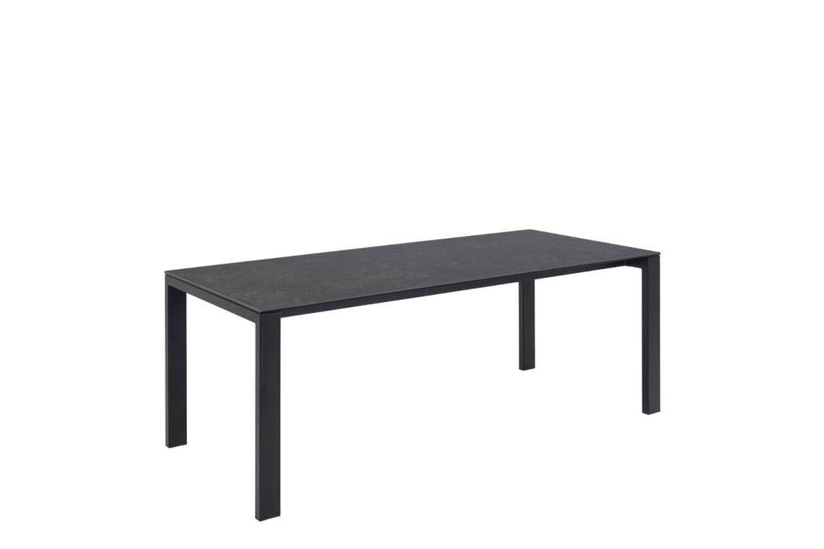Brentford Matt Black Ceramic Dining Table 200x90cm