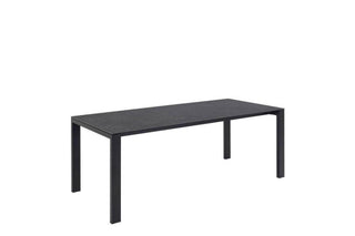 Brentford Matt Black Ceramic Dining Table 200x90cm