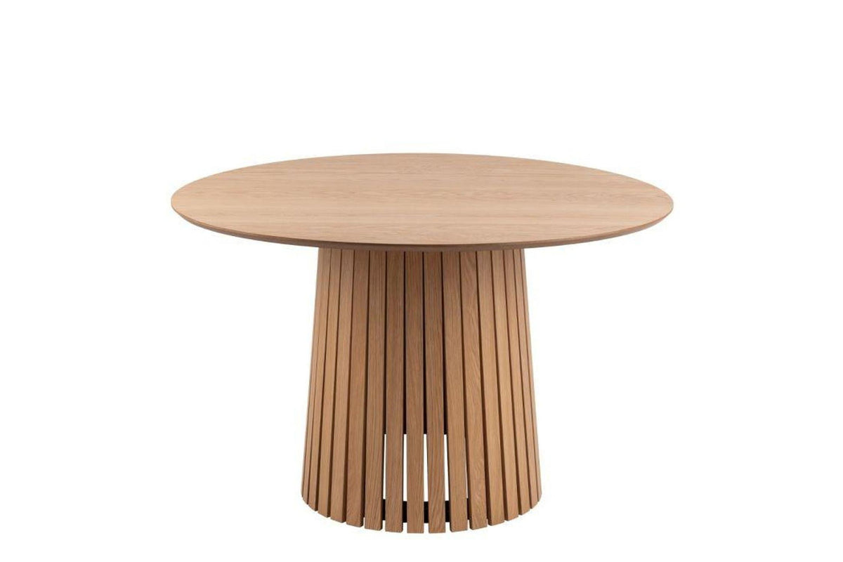 Christo Round Dining Table in Oak 120cm