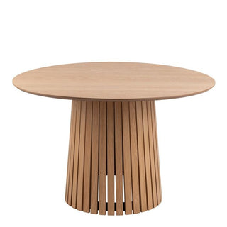 Christo Round Dining Table in Oak 120cm