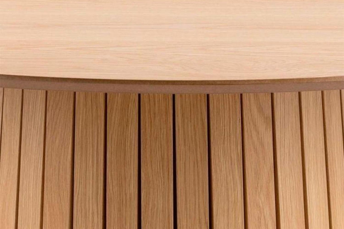 Christo Round Dining Table in Oak 120cm