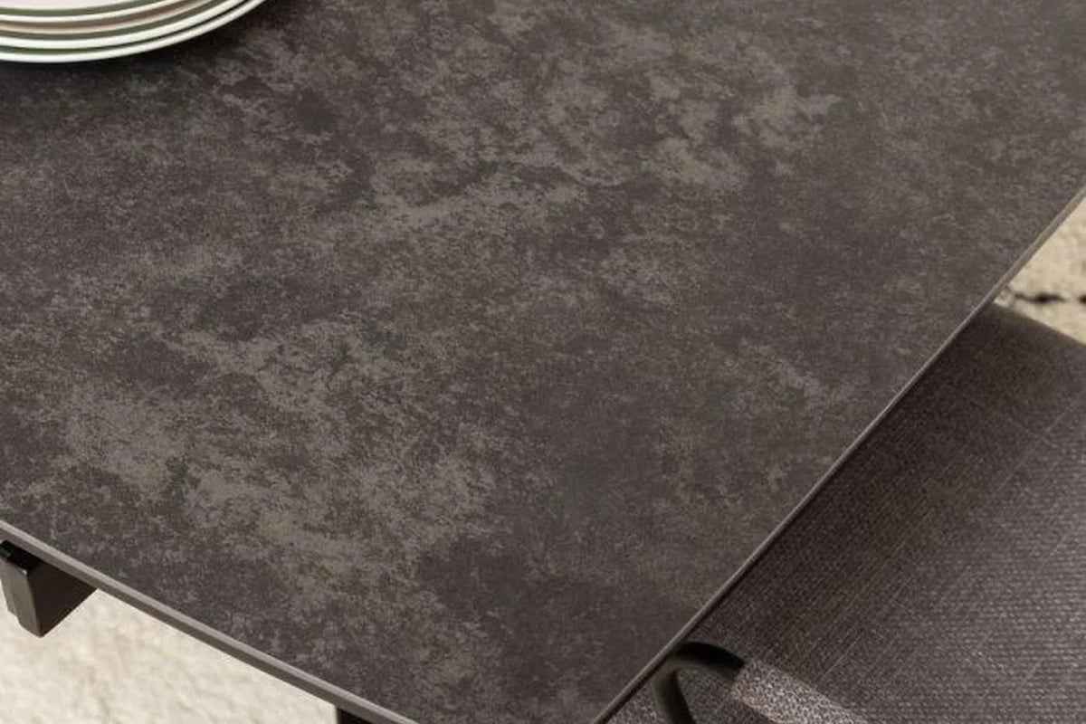 Blackburn Extending Ceramic Dining Table in Black 160-240cm
