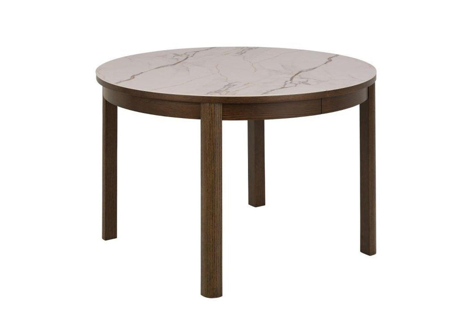 Southampton Round Extendable Dining Table in Cream Ceramic 120cm