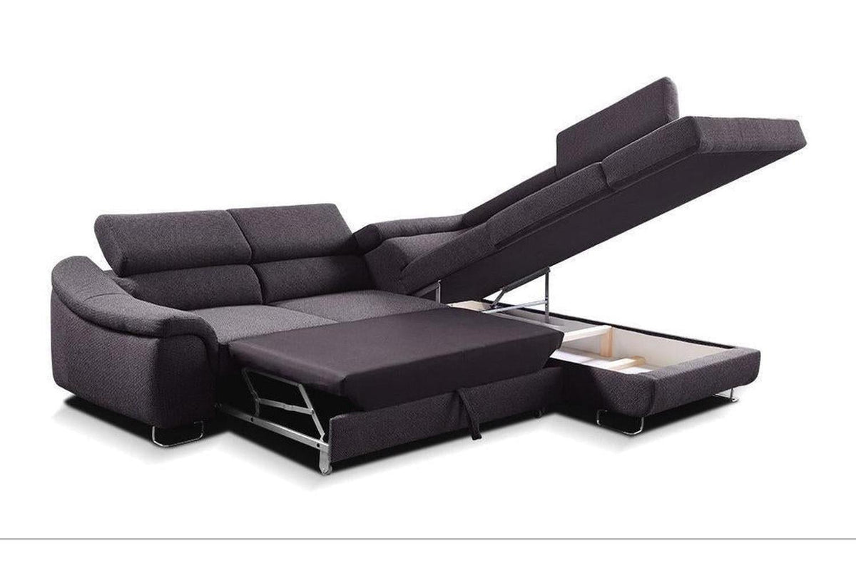 Lavos Corner Sofa Bed With Storage