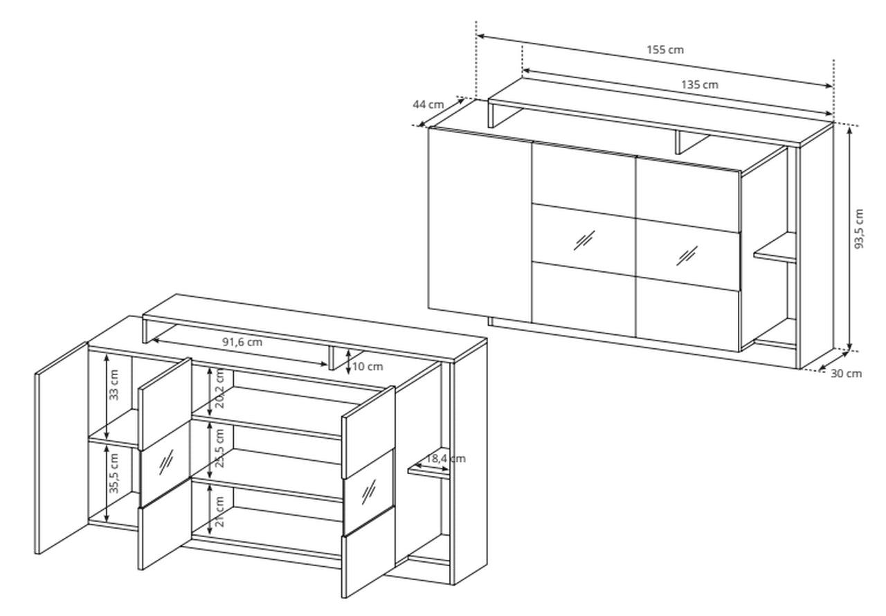 Alva Sideboard 155