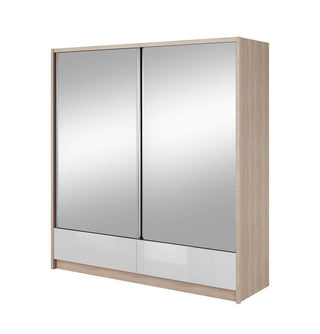 Aria II 200 Wardrobe with 2 Mirrors - Msofas LTD