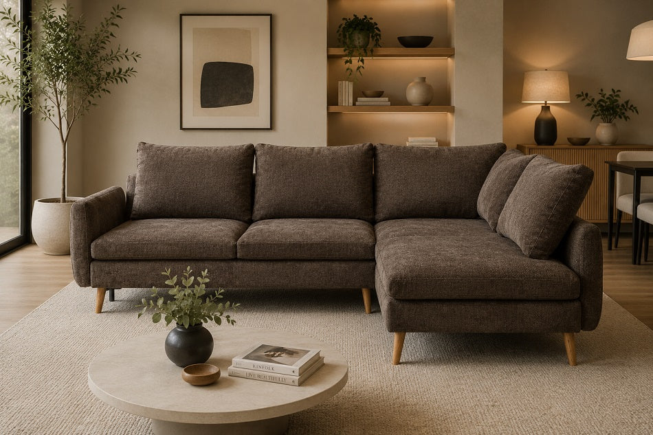 Adige Corner Sofa Bed With Storage
