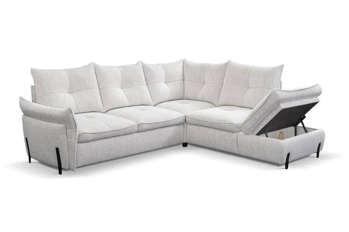 Almeria Express Delivery Corner Sofa Bed 4 With Storage Monolith 92